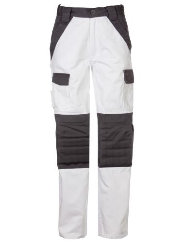 Einzelstück rukka Priam Hose mit Knieprotektoren - white