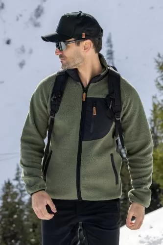 rukka Carson Herren Fleece Jacke - seneca rock