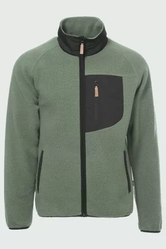 rukka Carson Herren Fleece Jacke - thyme