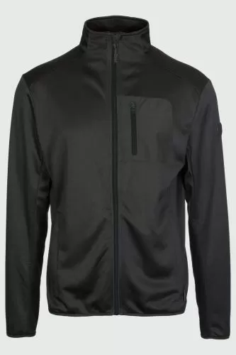 rukka Abel Herren Midlayer Waffel Fleece Jacke - black