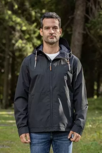 rukka Nilson Herren Regenjacke - black