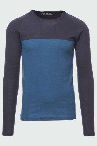 rukka Lucas Merino Langarm Shirt - majolica blue (Grösse: S)