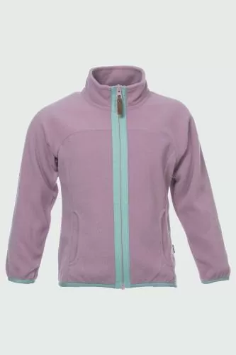 rukka Elisha Kinder Fleece Jacke - mauve shadows