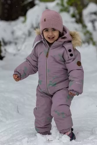 rukka Jamin Kinder Thermo Overall für Kleinkinder - dress blue print