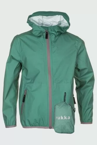 rukka Stina Kinder Regenjacke - deep sea