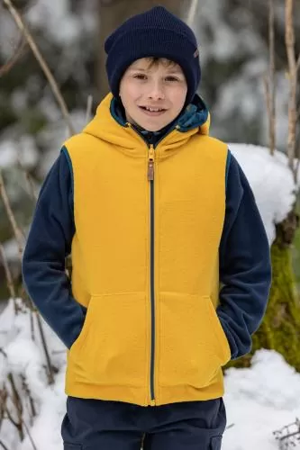 rukka Otis Kinder Gilet reversible - majolica blue