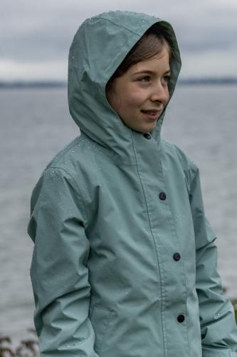rukka Sita Kinder Regenjacke - majolica blue