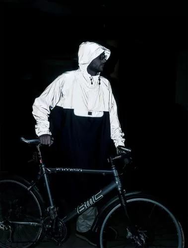 rukka RIVER reflective Poncho fluorescent lemon