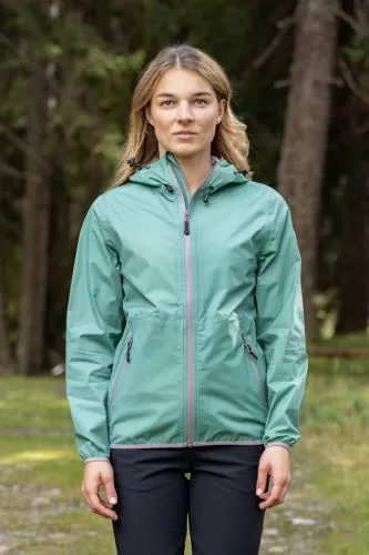 rukka Shelter Damen Regenjacke - woodrose