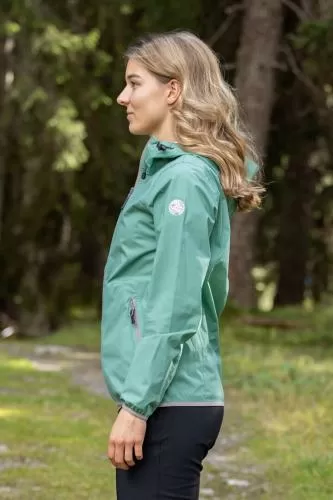 rukka Shelter Damen Regenjacke - woodrose