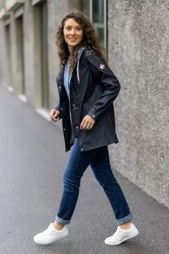 rukka Vally Damen Regenjacke - blue surf