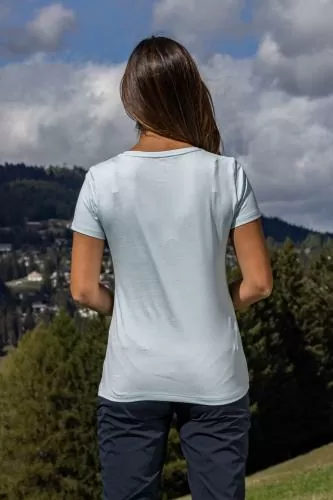rukka Loria Funktions T-Shirt Damen - ice water