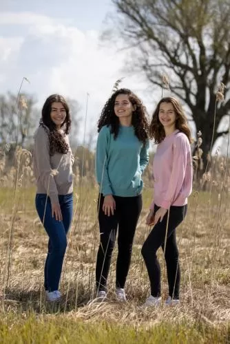 rukka Kimi Damen Pullover Rundhals strawberry pink