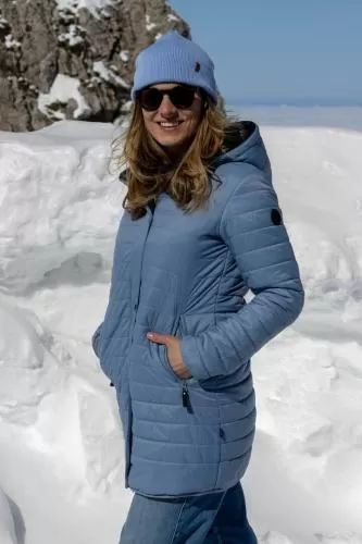 rukka Gale Damen Winterjacke reflektierend und reversibel - dark navy