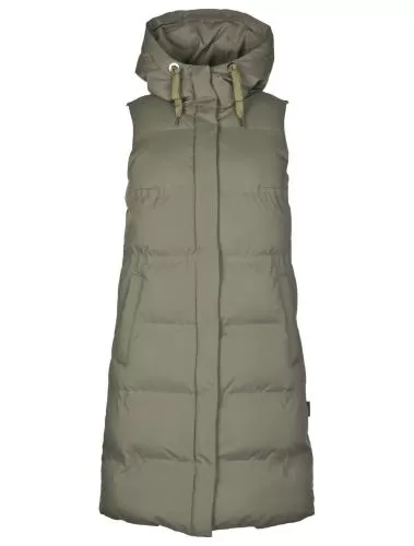 rukka Petra Damen Thermo Gilet lang - tea leaf