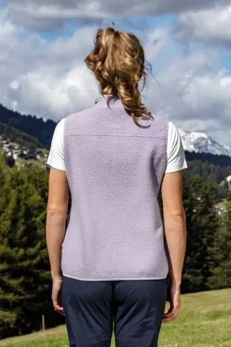 rukka Flora Damen Fleece Gilet - lavender aura