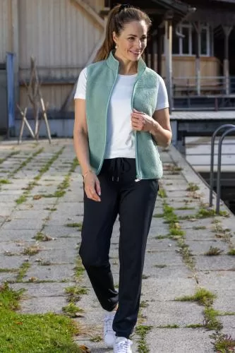 rukka Flora Damen Fleece Gilet - green bay