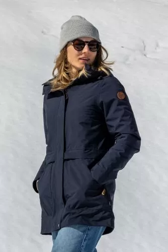 rukka Melanie Damen Wintermantel - dark navy