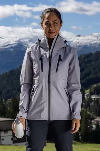 rukka Dora 3 layer rain jacket Ladies - lavender aura
