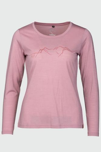 rukka Luisa Merino langarm Shirt - woodrose