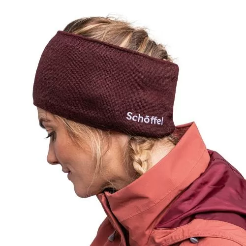 Schöffel Knitted Headband Fornet - rot