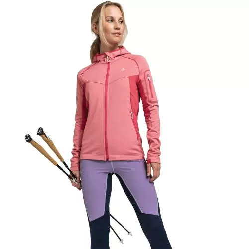 Schöffel Fleece Hoody Hydalen L - pink