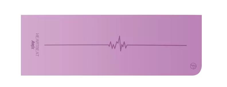 Airex Yoga mat HEARTBEAT - pink 1830x610x4 mm