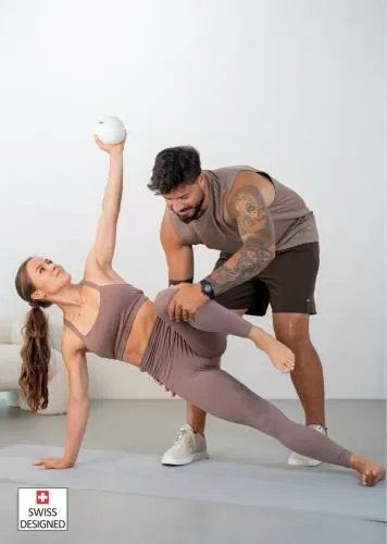 Airex HEARTBEAT Pilates Toning Ball - weiss, Ø 127 mm