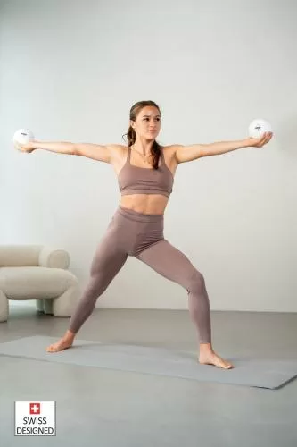 Airex HEARTBEAT Pilates Toning Ball - weiss, Ø 127 mm
