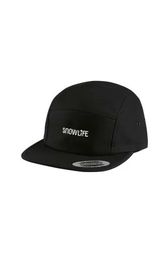 Classic Snowlife 5 Panel Cap - black