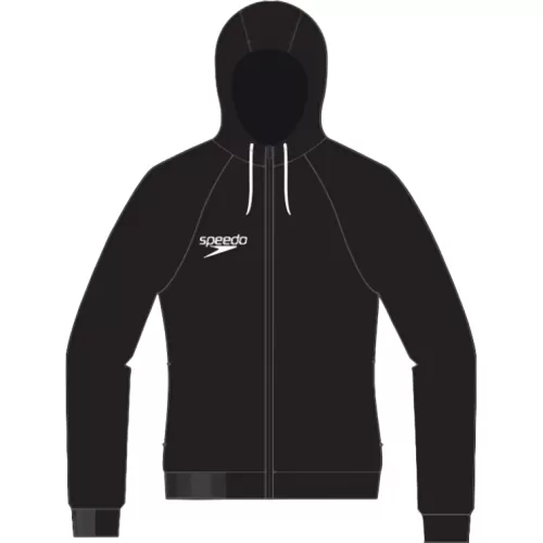 Speedo Hooded Sweat jacket Women Smal Teamwear Female Adult - Black
