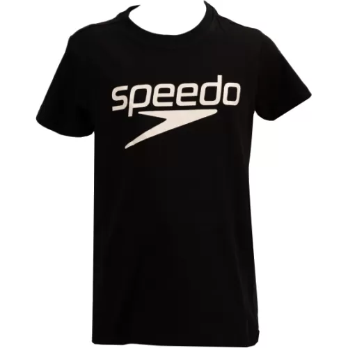 Speedo T-shirt Big Logo Junior Teamwear Junior Unisex - Black