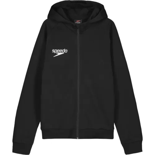 Speedo Hooded Sweat Jacket JUNIOR Sma Teamwear Junior Unisex - Black