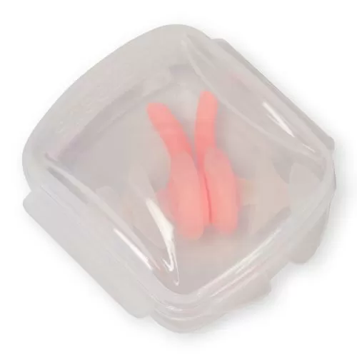Speedo NEW Biofuse Earplug Accessories - Clear/Fluro Tange