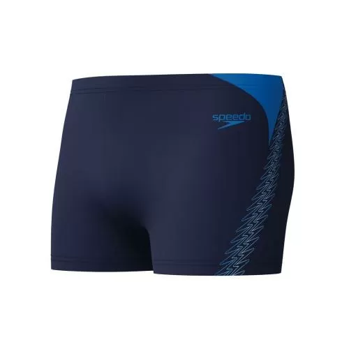 Speedo Hyperboom Splice Aquashort Swimwear Male Adult - Peacoat/Lagoon Blue