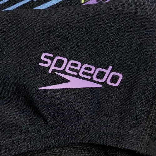 Speedo Digital Printed Medalist Swimwear Female Adult - Black