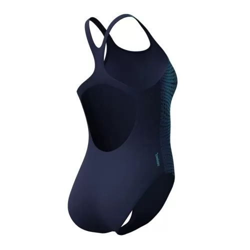 Speedo Digital Printed Medalist 1 Pc Swimwear Female Adult - Lagoon Blue