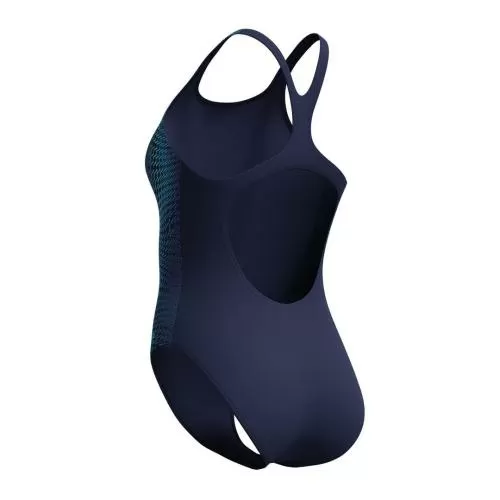 Speedo Digital Printed Medalist 1 Pc Swimwear Female Adult - Lagoon Blue