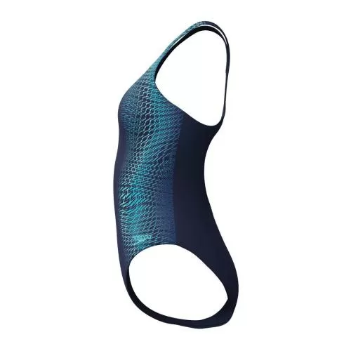 Speedo Digital Printed Medalist 1 Pc Swimwear Female Adult - Lagoon Blue