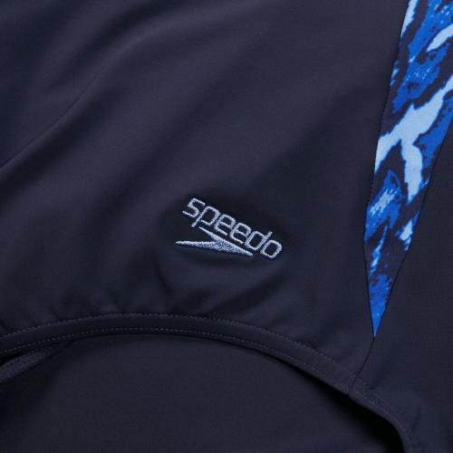 Speedo Shaping LunaLustre Printed 1 P Swimwear Female Adult - Pure Blue/True
