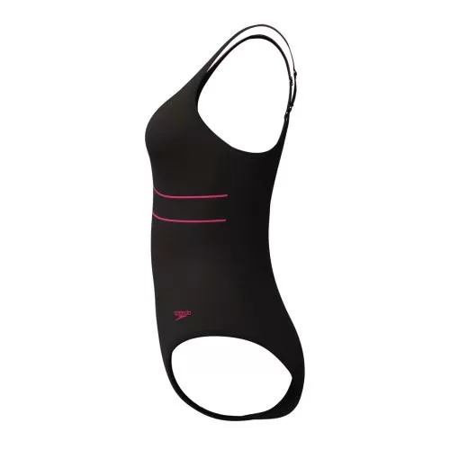 Speedo Solid Contour Eclipse 1pc Swimwear Female Adult - Anthracite/Ruby