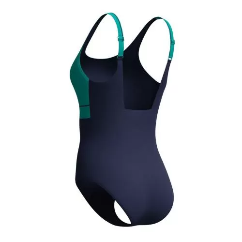 Speedo Solid Contour Eclipse 1pc Swimwear Female Adult - Peacock Teal/Peacoat