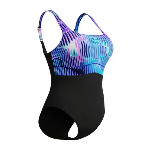 Speedo Shaping Contoure Eclipse Swimwear Female Adult - Indigo Glow