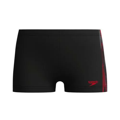 Speedo Placement Aquashort Swimwear Male Junior/Kids - Anthracite/High Risk Red