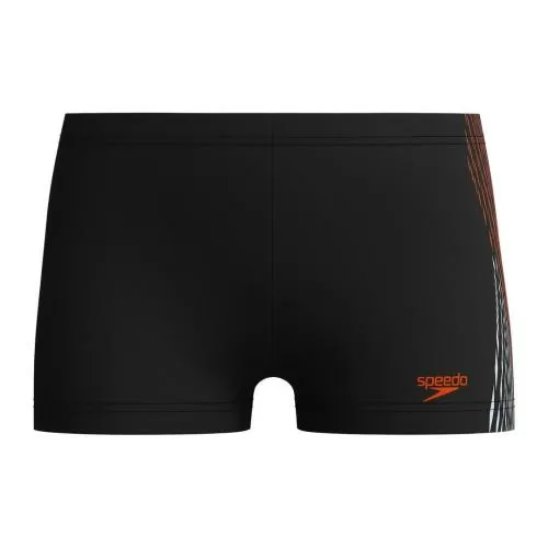 Speedo Plastisol Placement Aquashort Swimwear Male Junior/Kids - Red Ginger