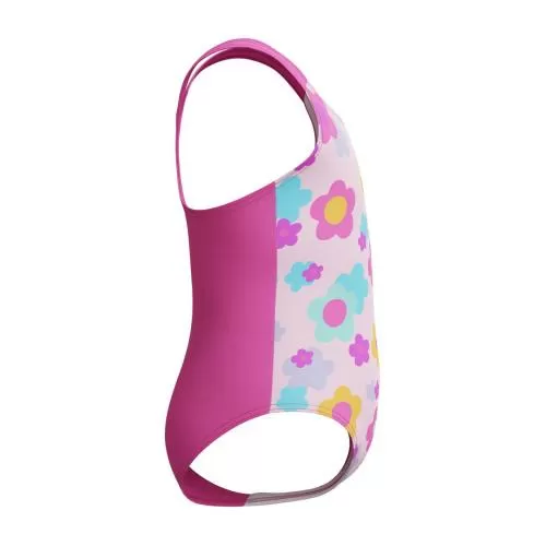 Speedo Print Racerback 1pc Swimwear Female Infant/Toddler - Neon Flamingo