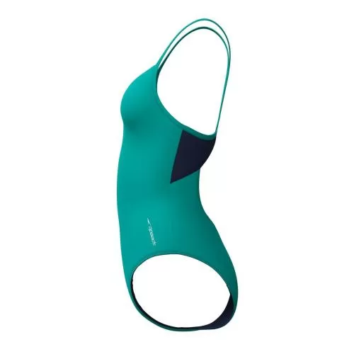 Speedo Solid Racerback 1pc Swimwear Female Adult - Peacock Teal/Peacoat