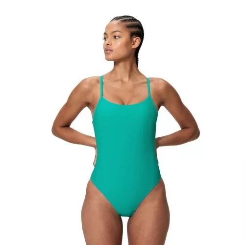Speedo Solid Racerback 1pc Swimwear Female Adult - Peacock Teal/Peacoat
