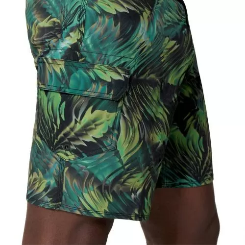 Speedo Print Lookout Boardshort 18" Watershorts Male Adult - Anthracite/Deep Olive