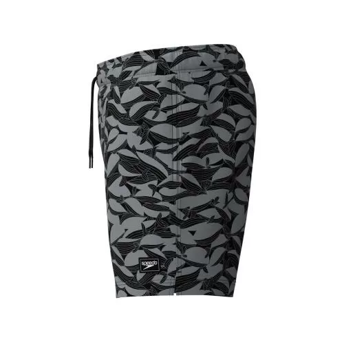 Speedo Print Redondo Edge Volley 16" Watershorts Male Adult - Anthracite/Grey Lead